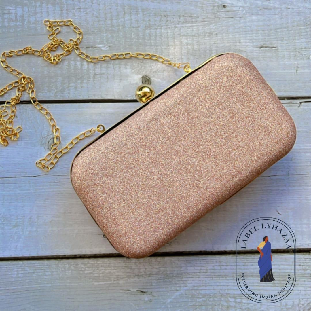 Rose Gold Designer Clutch