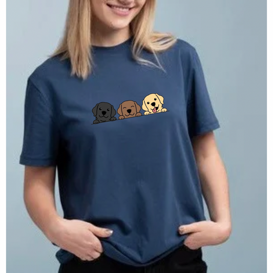 Cute Dog Lovers Regular T-Shirt 🐶