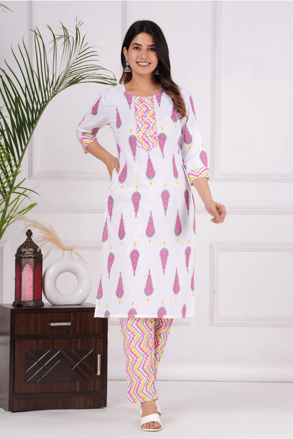 Cotton Kurti Set ( Kurta and Pant set )