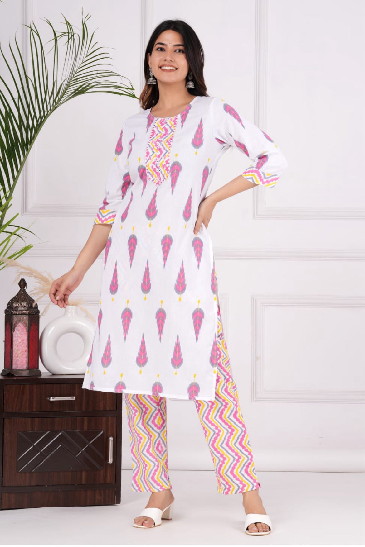 Cotton Kurti Set ( Kurta and Pant set )