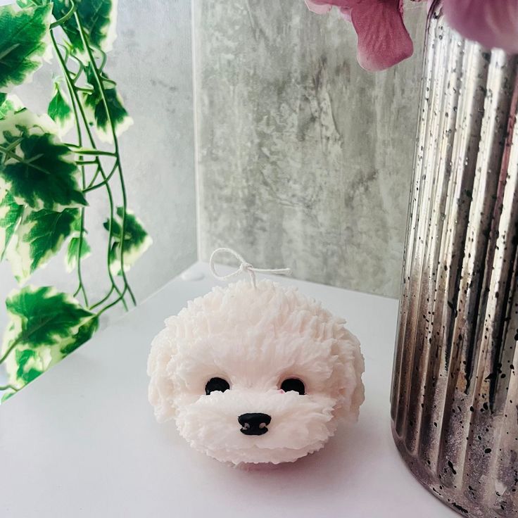 Cute Dog Candle