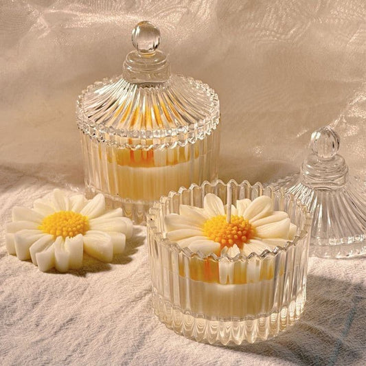 Daisy Designer Jar Candle